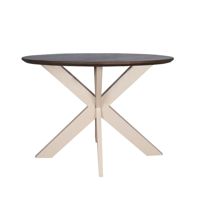 Starfurn Eettafel Madison Walnut | 110 cm | Poot Sand