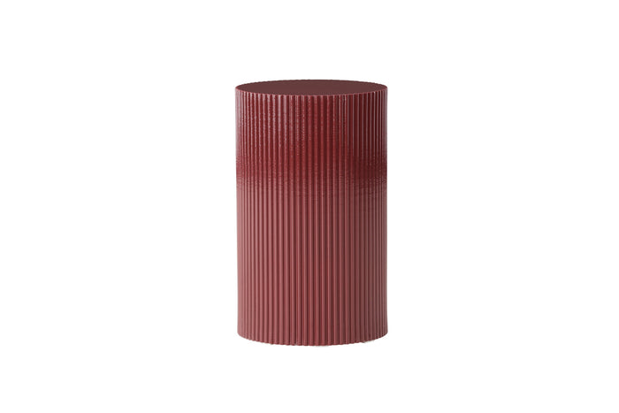 Fjôrd - Bijzettafel Rond - Burgundy - 31x30,5x50cm - Lenox