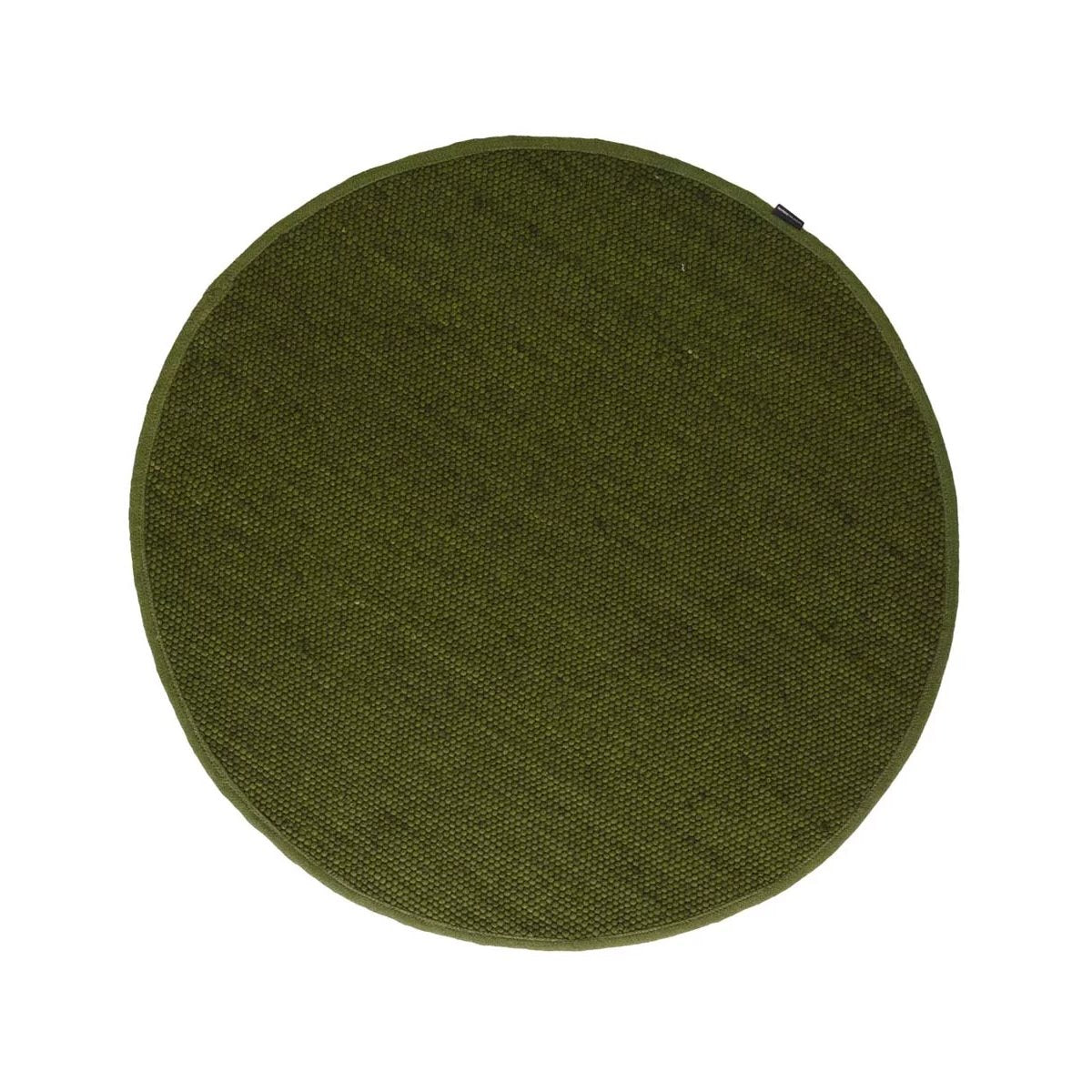 Nordic Weavers Rond wollen vloerkleed Lett - groen - 160 cm