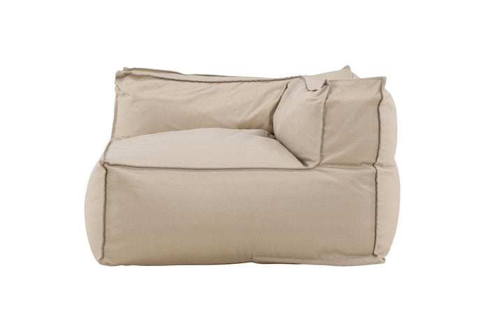 Fjôrd - Loungebank Hoek Beige Stof - 105x105x75cm - Rambo