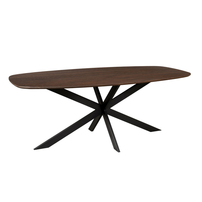 StarFurn - Eettafel Deens Ovaal Bruin Hout - 180x90x76cm - Ferris