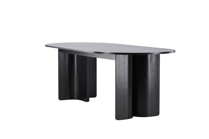 Fjôrd - Eettafel Ovaal - Zwart - 220x100x75cm - Tyresö