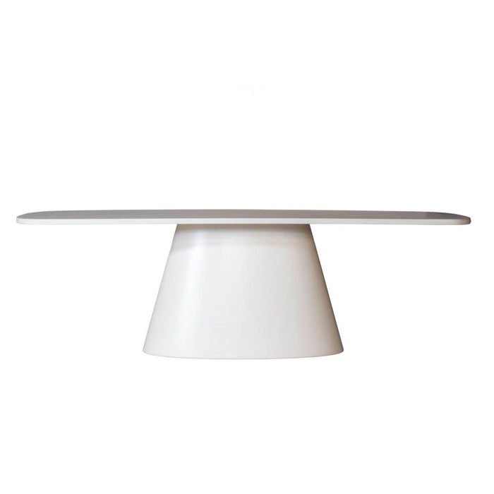 DÉJA Living - Eettafel Deens Ovaal - Beige Composiet - 240cm - Falun