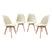 sweeek - Corduroy Scandinavische stoelen met beukenhouten poten (set