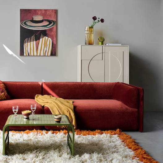 Zuiver Faces Opbergkast - Beige