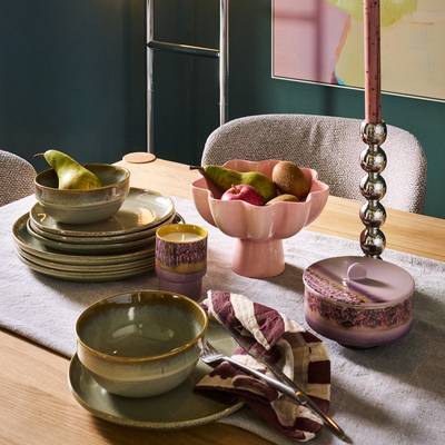 by fonQ Verda Dinerborden 4st. - Ø 26 cm - Groen