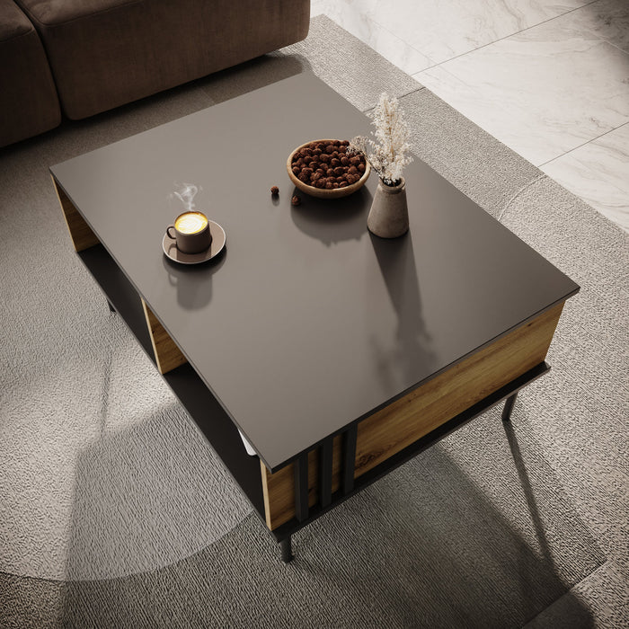 Meubella - Rogan - Salontafel - Zwart