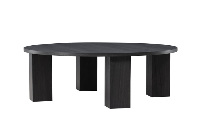Fjôrd - Salontafel Rond - Zwart MDF - 120cm - Juno