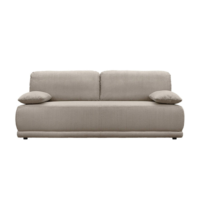 sweeek - Uitklapbare bank 3 zitplaatsen corduroy