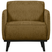 WOOOD Statement Fauteuil Met Arm - Structure - Velvet - Brass