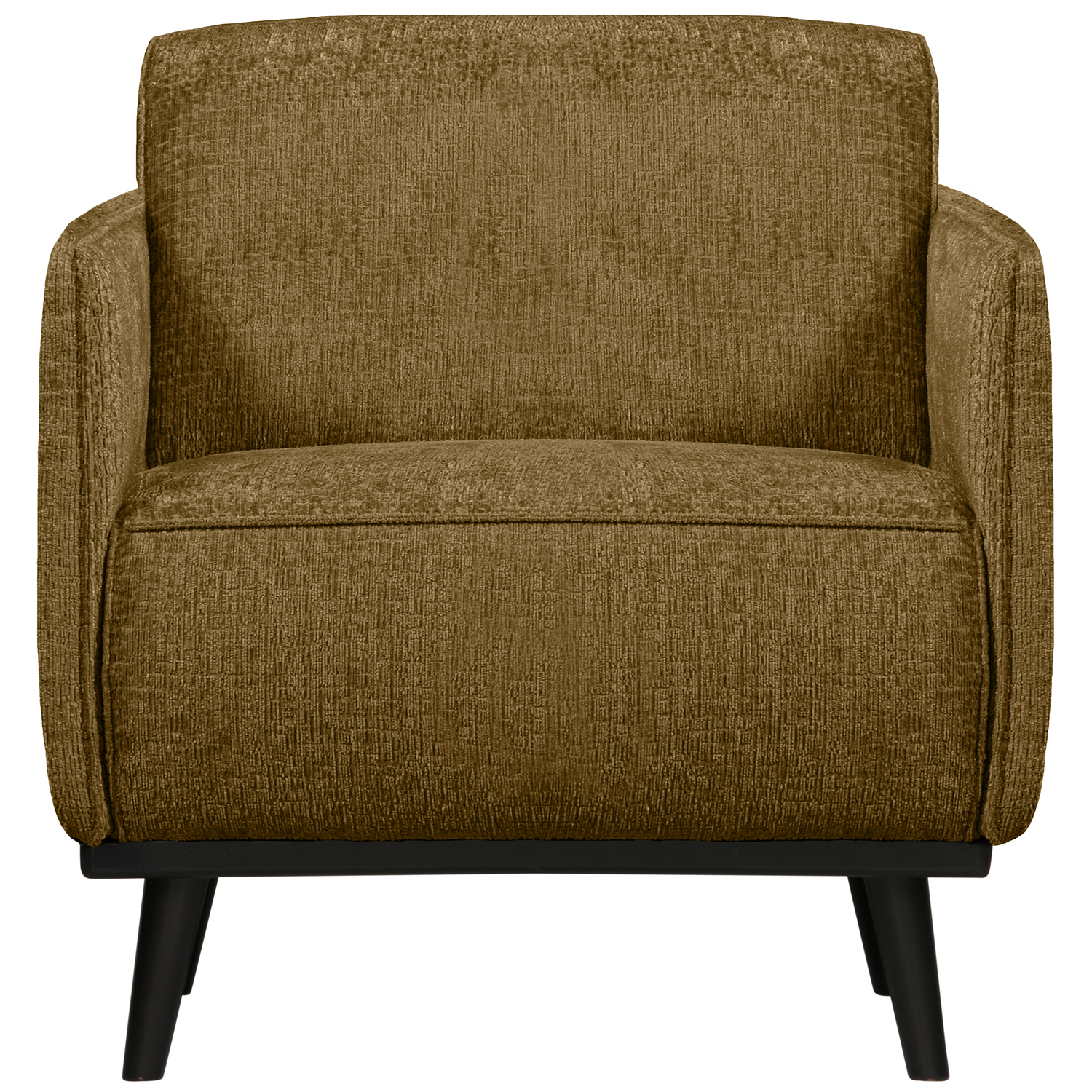 WOOOD Statement Fauteuil Met Arm - Structure - Velvet - Brass
