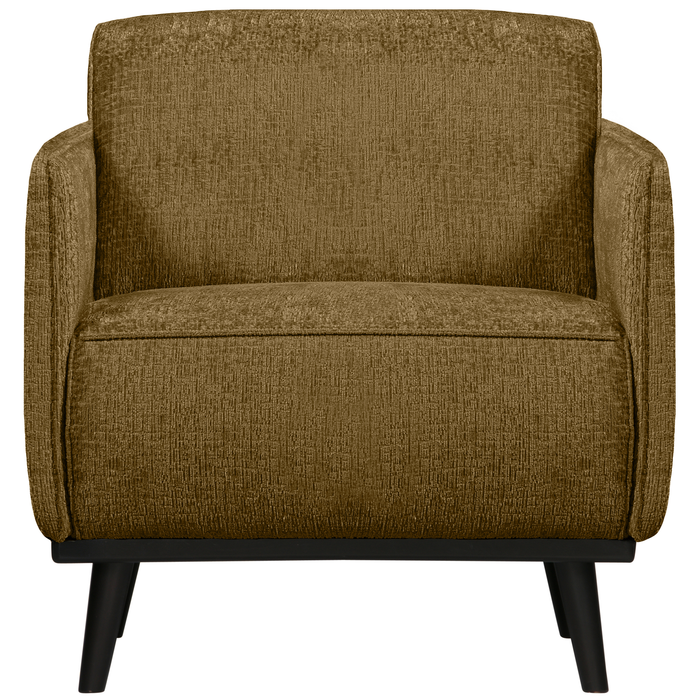 WOOOD Statement Fauteuil Met Arm - Structure - Velvet - Brass