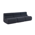 sweeek - Stoffen fauteuils effect alpaca 1 zitplaats (set van 3)
