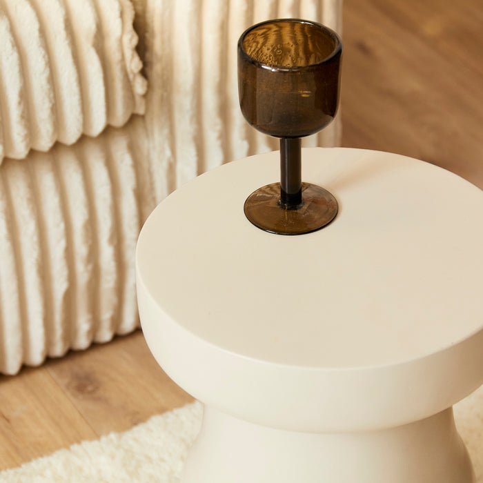 StarFurn - Bijzettafel Beige Hout - 30x30x40cm - Jon