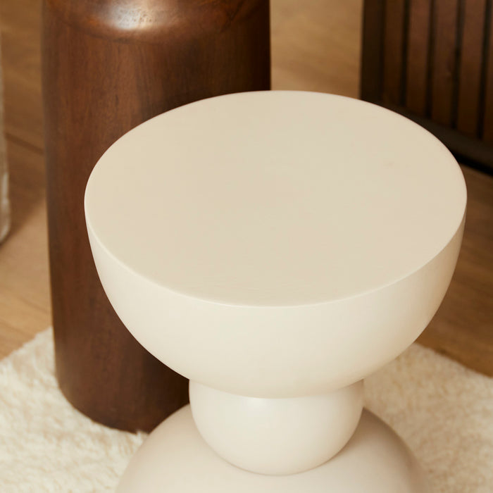 StarFurn - Bijzettafel Beige Hout - 30x30x40cm - Jon