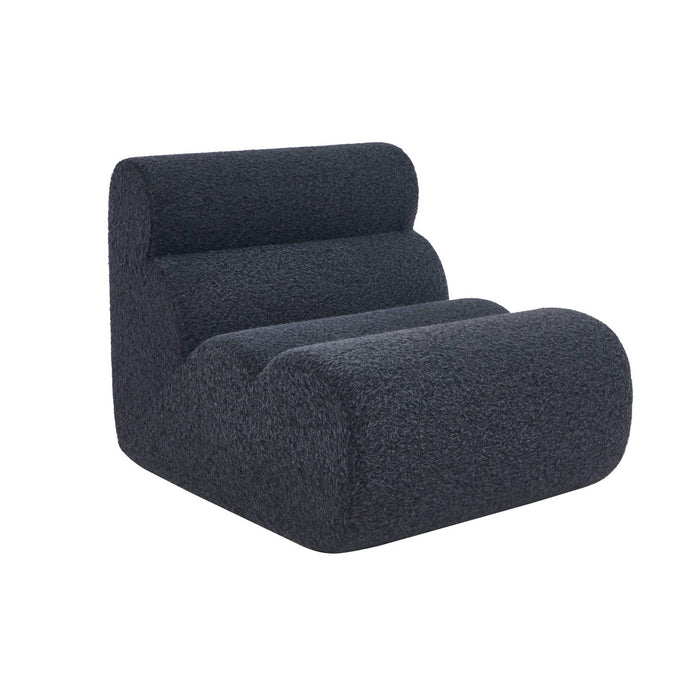 sweeek - Stoffen fauteuils effect alpaca 1 zitplaats (set van 3)