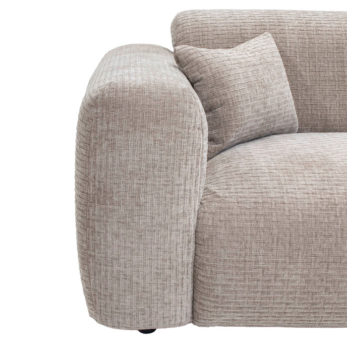 Giga Meubel - 2-Zits Bank - Taupe Stof - 205x100x73cm - Dijon