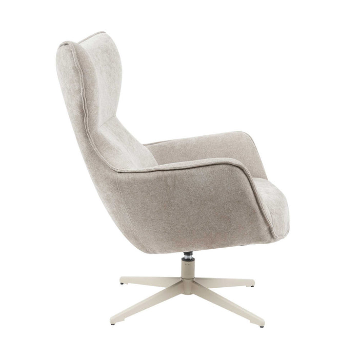 StarFurn - Fauteuil Taupe Stof - Draaibaar - Julia