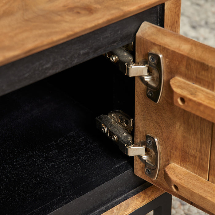 StarFurn - Salontafel Vierkant Naturel Hout - 80x80x40cm - RichWood