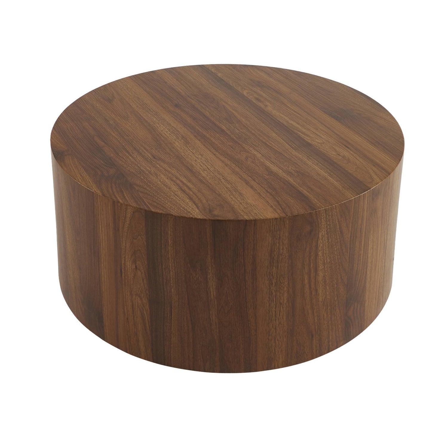 sweeek - Ronde salontafel houteffect Ø80cm