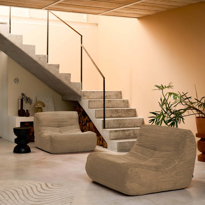 sweeek - Fauteuil corduroy Sokol 1 zitplaats (set van 2)