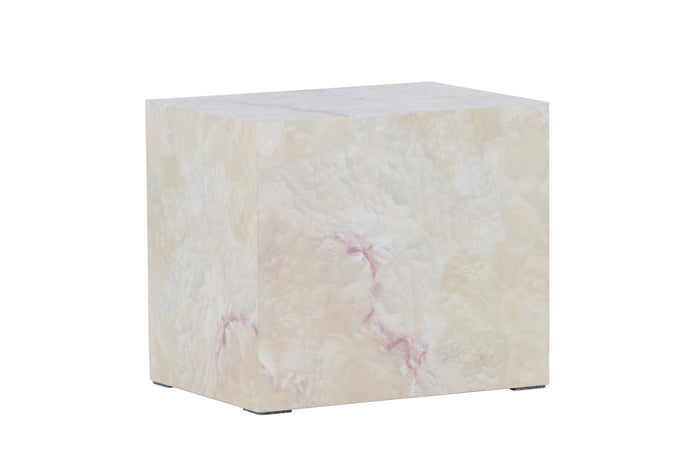 Fjôrd - Bijzettafel Rechthoek - Travertinlook - 35cm - York