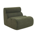 sweeek - Stoffen fauteuil getextureerde bouclé 1 zitplaats