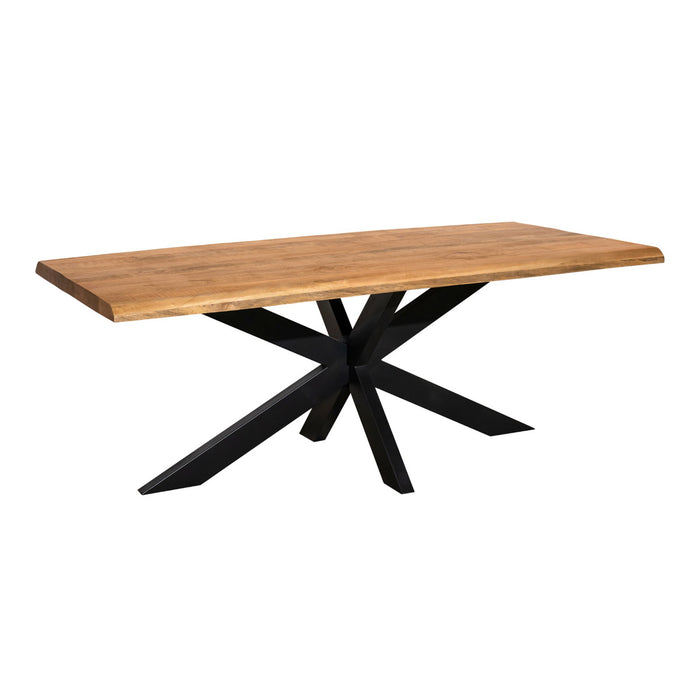 StarFurn - Eettafel Rechthoek Naturel Hout - 180x90x76cm - Denver