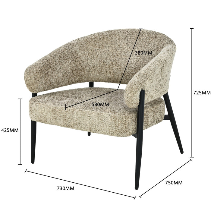 Livingfurn Fauteuil Dilan Venga Liver