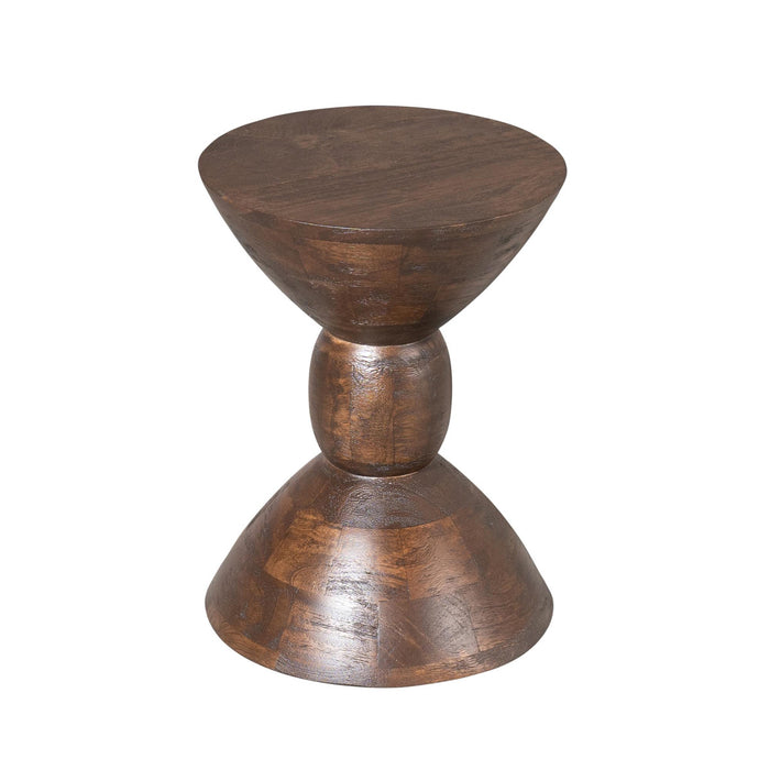 StarFurn - Bijzettafel Bruin Hout - 30x30x40cm - Ron