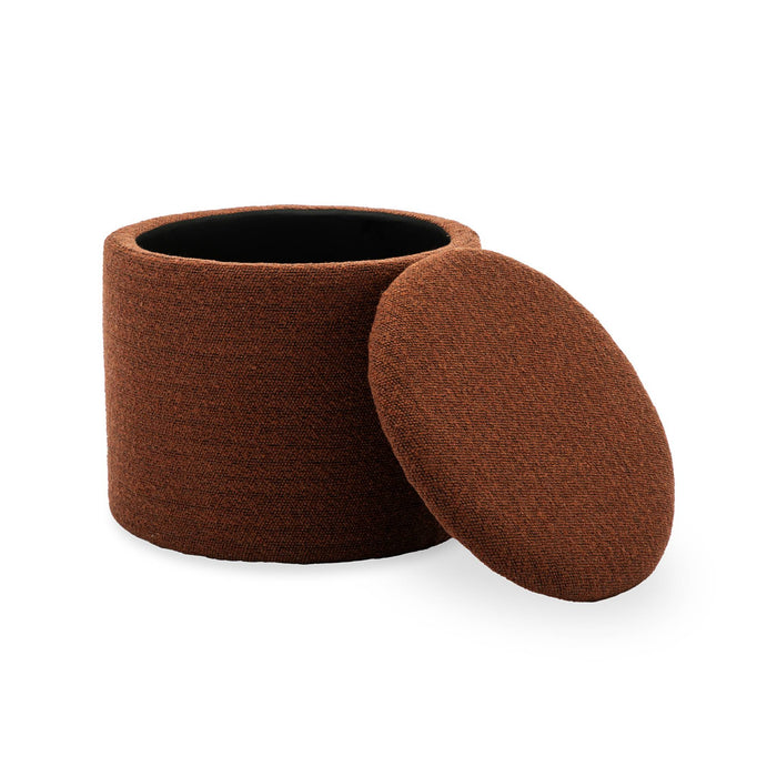 sweeek - Stoffen poef met opbergruimte