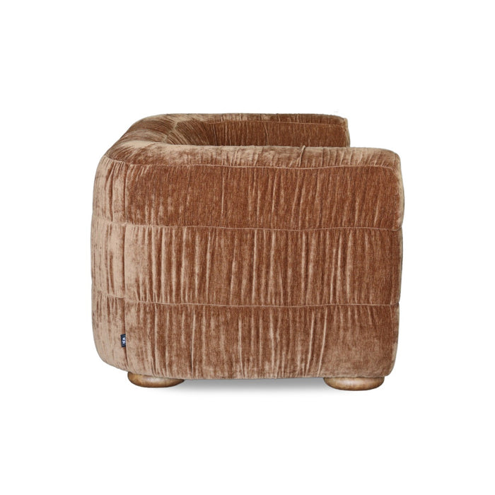 DÉJA Living - 3-zits Bank Bruin Stof - 240x97x75cm - Matre