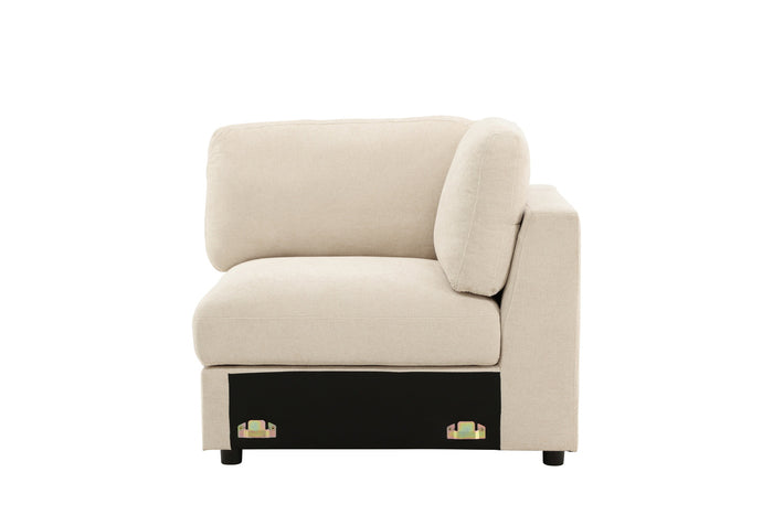 Fjôrd - Hoekbank Element - Beige - 99x99x86cm - Salerno