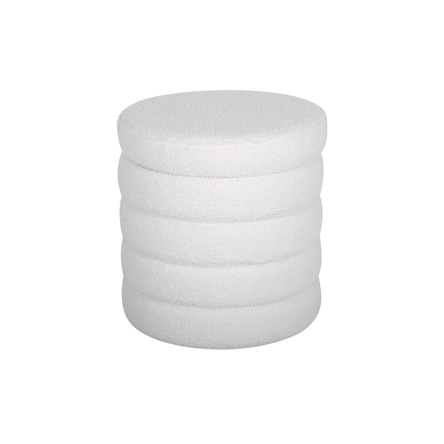 sweeek - Kruk met opbergruimte in boucléstof