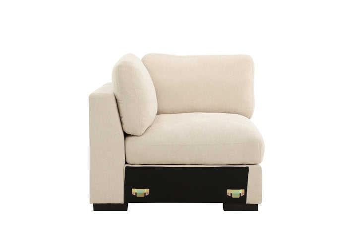 Fjôrd - Hoekbank Rechts - Beige - 112x102x86cm - Salerno