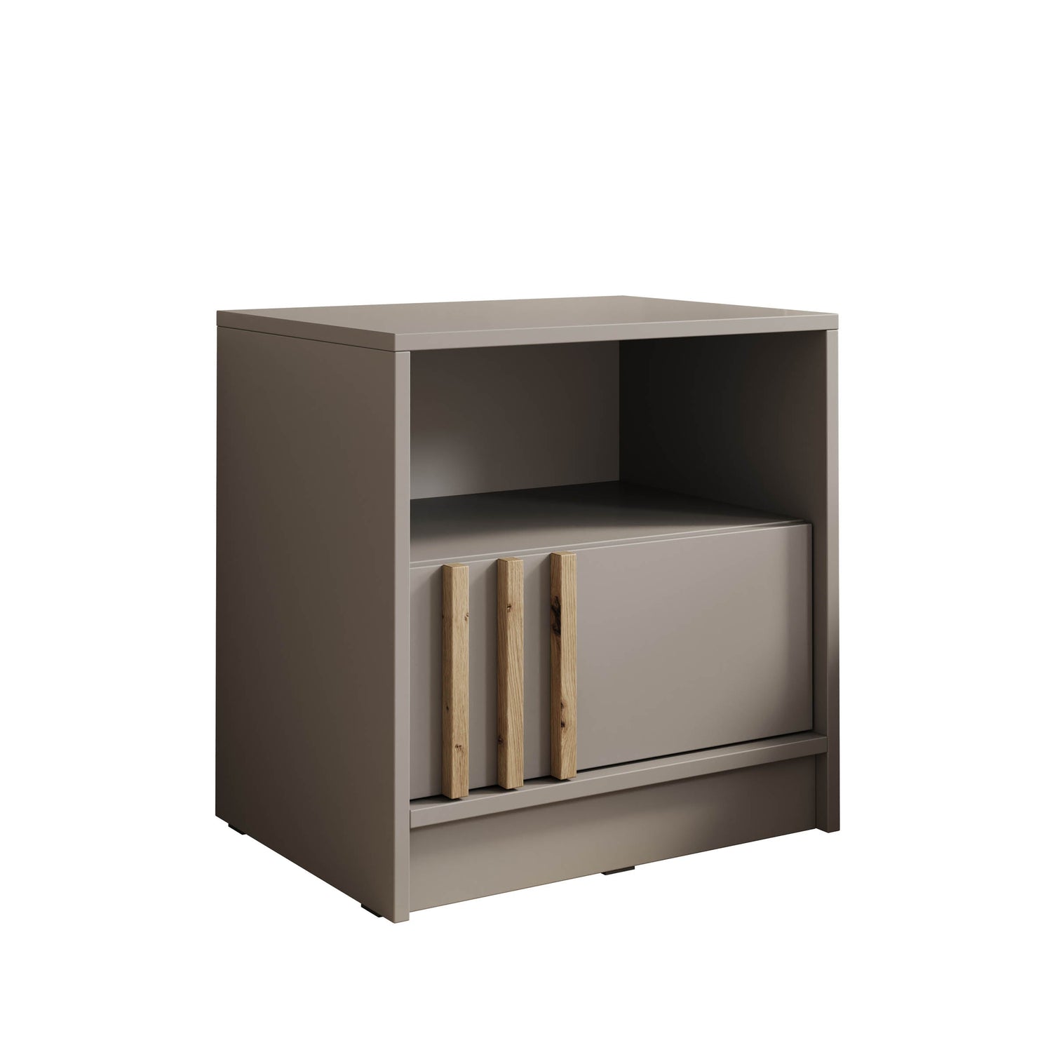 Meubella - Nachtkastje Nauru - Grijs