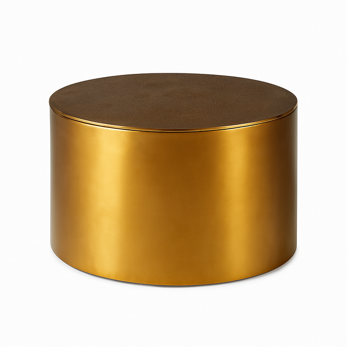 StarFurn - Salontafel Rond Goud - 60x60x45cm - Fiore