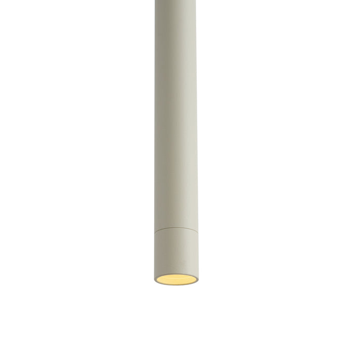 QAZQA Moderne hanglamp beige met zwart voor railsysteem 1-fase -