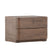 Fjôrd - Nachtkastje 2 Lades - Donkerbruin - 40x50x36cm - Noble