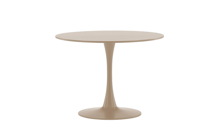 Fjôrd - Eettafel Rond - Beige - 100x100x75cm - Glade
