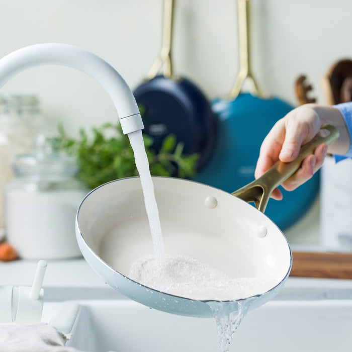 Greenpan Padova koekenpannenset 3 delig - Oxford blue, Pastel blauw