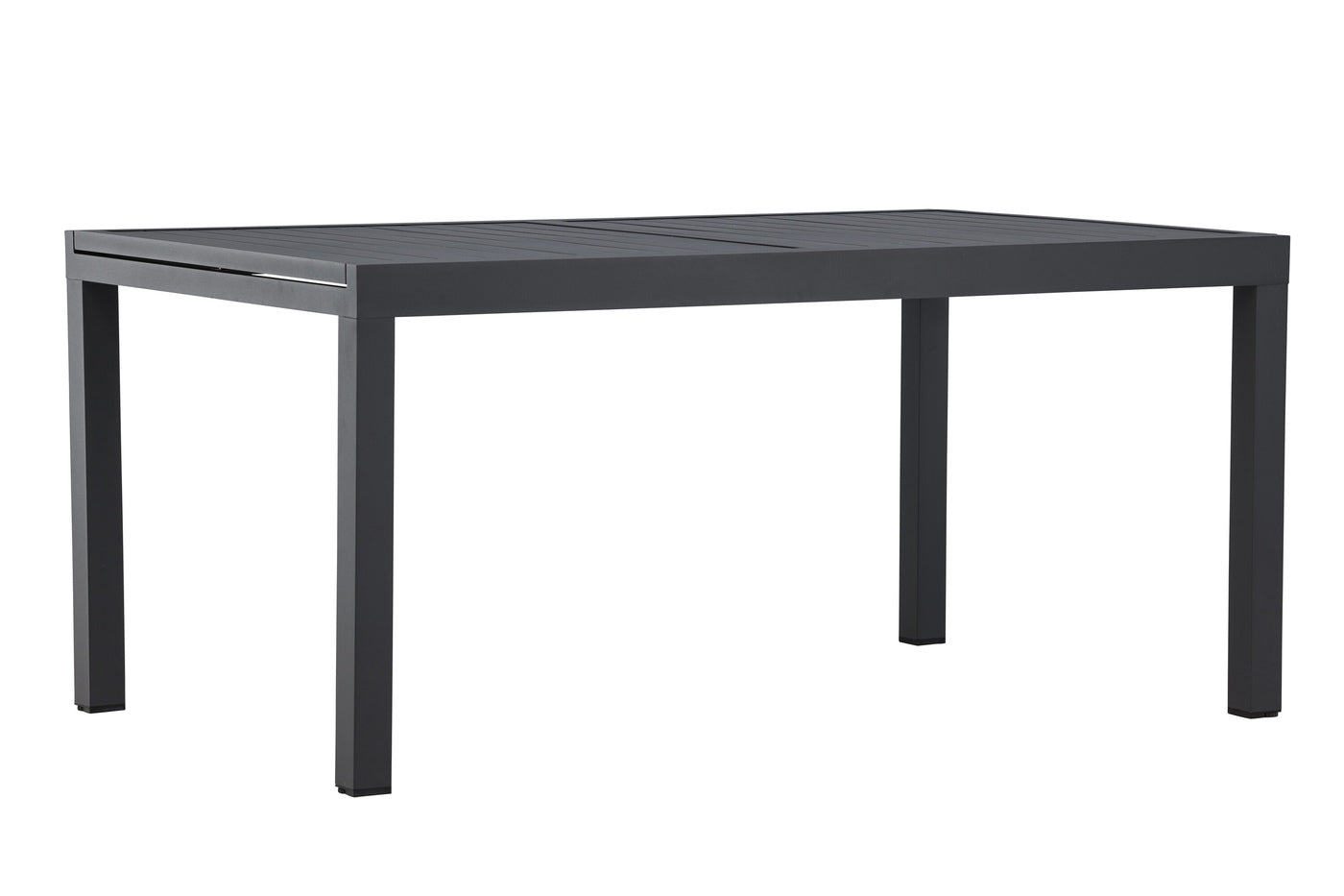 Fjôrd - Tuintafel Rechthoek  Zwart Aluminium Uitschuifbaar