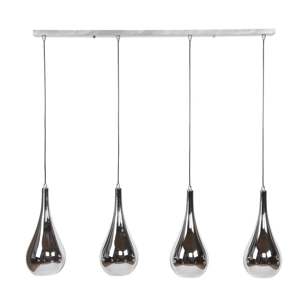 Giga Meubel - Hanglamp Zilver - 4-Lichts - Silver