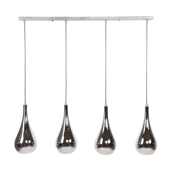 Giga Meubel - Hanglamp Zilver - 4-Lichts - Silver