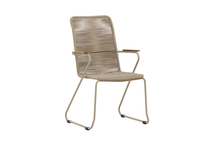 Fjôrd - Tuinstoel Beige Touw - Bois