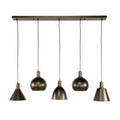 Giga Meubel - Hanglamp Bruin - 5-Lichts - 20x118x150cm - Metallo