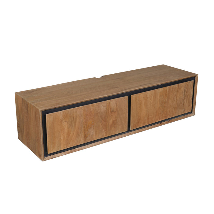 StarFurn - Tv-meubel Naturel Hout - 120x35x30cm - RichWood