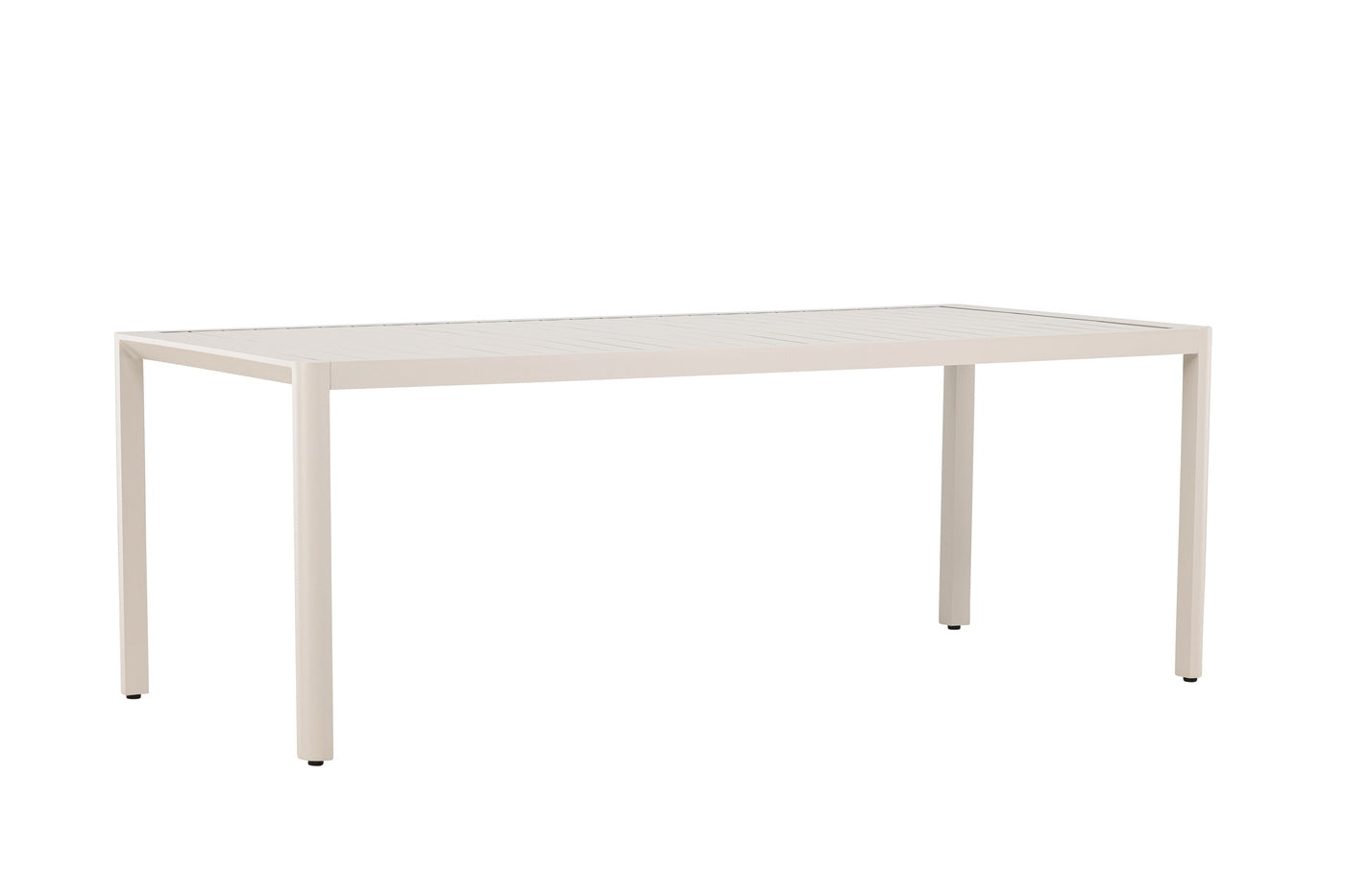 Fjôrd - Tuintafel Rechthoek - Beige Aluminium - 200x90x72cm - Giardini
