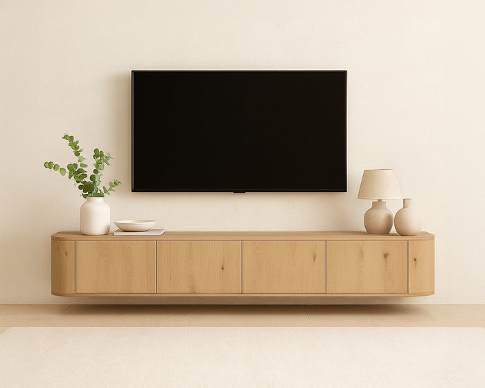 Livingfurn - TV-Meubel Novero Zwevend - 35x220x33cm