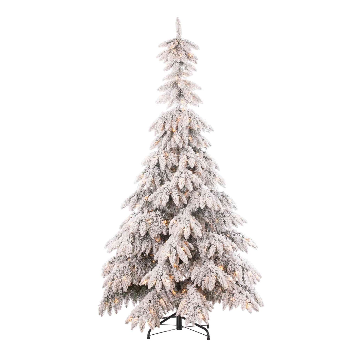 Black Box Kunstkerstboom Breithorn - 147x147x260 cm - PVC - Bevroren Groen - 550LED